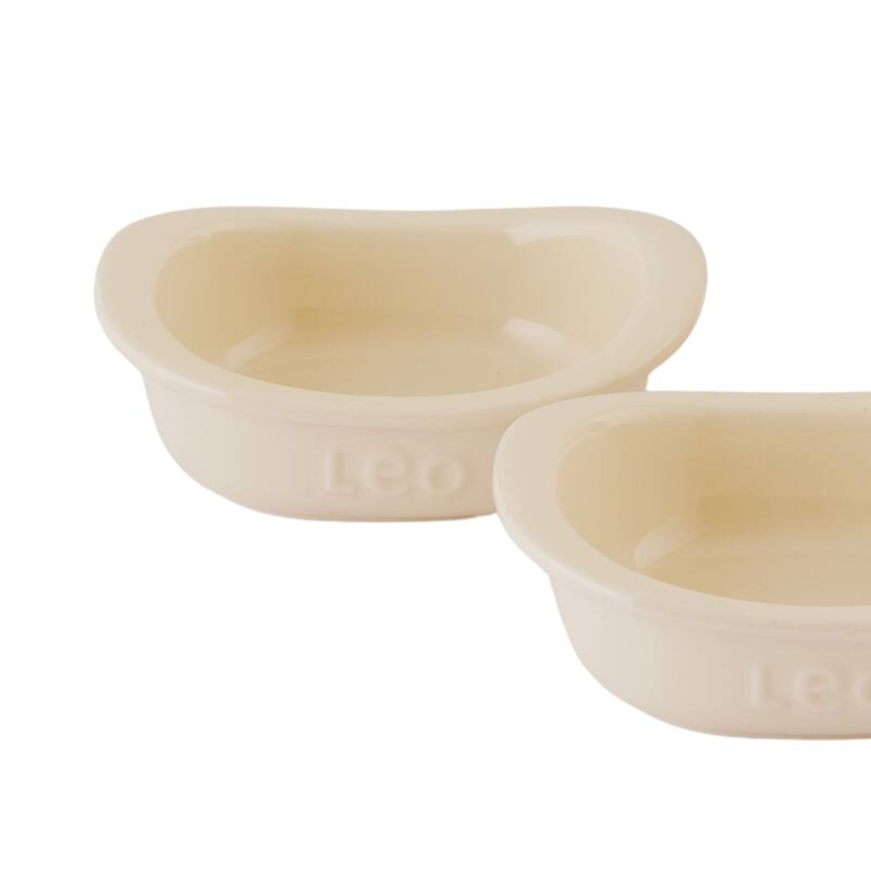BergHOFF Balance Stone 4Pc Ramekin Crème Brulé Set 4.25 inch, 7oz